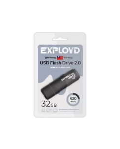 Купить Флешка Exployd 620 32ГБ Black (EX-32GB-620-Black) в E-mobi
