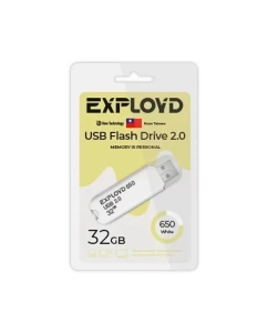 Купить Флешка Exployd 32 ГБ (EX-32GB-650) White в E-mobi