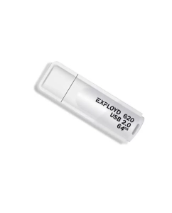 Купить Флешка EXPLOYD 620 64 ГБ белый (EX-64GB-620-White) в E-mobi