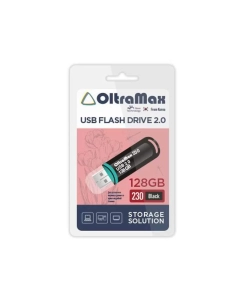Купить Флешка Oltramax 230 128ГБ Black (OM-128GB-230-Black) в E-mobi