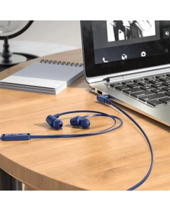 Купить Проводные наушники Hoco M86, синий (Р00011018)  в E-mobi