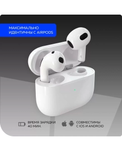 Купить Беспроводные наушники More choice BW04 TWS White  в E-mobi