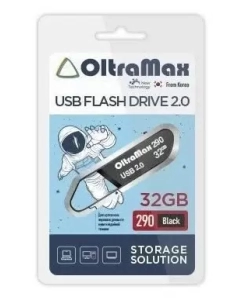 Купить Флеш-накопитель OltraMax OM-32GB-290-Black в E-mobi