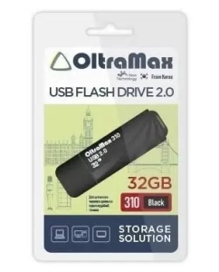 Купить Флешка Oltramax 32 ГБ черный (OM-32GB-310-Black) в E-mobi