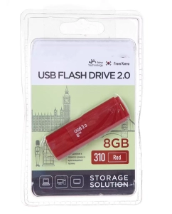Купить Флешка Oltramax 310 8ГБ Red (OM-8GB-310-Red) в E-mobi