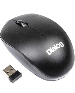 Купить Беспроводная мышь Dialog MROC-13U черный в E-mobi