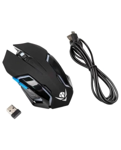 Купить Беспроводная игровая мышь nakatomi MROG-20UR Black  в E-mobi