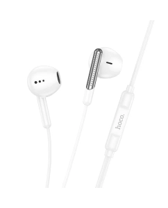 Купить Наушники вкладыши Type-C разъём с МК Hoco M123 1.2м White в E-mobi