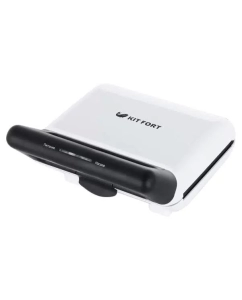 Купить Электровафельница Kitfort KT-1638 White/Black  в E-mobi