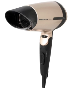 Купить Фен Ergolux 13130 1600 Вт золотистый, черный в E-mobi