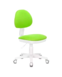 Купить Кресло детское БЮРОКРАТ KD-3, на колесиках, ткань, салатовый [kd-3/wh/tw-18] в E-mobi
