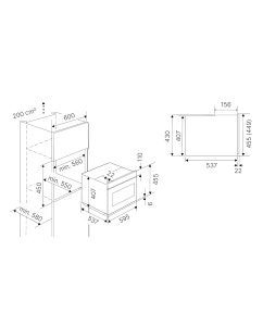 Купить Встраиваемый электрический духовой шкаф Kuppersbusch CBP 6332.0 S3 черный/серый  в E-mobi