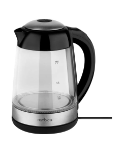 Купить Чайник электрический Rombica myKitchen KE-0104 1.7 л серебристый, черный в E-mobi