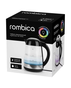 Купить Чайник электрический Rombica myKitchen KE-0104 1.7 л серебристый, черный  в E-mobi