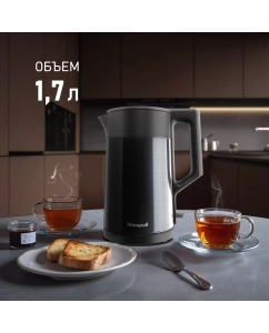Купить Чайник электрический Weissgauff WK 1510 Nero BodyCool  в E-mobi