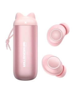 Купить Наушники вакуумные беспроводные Monster Melody розовые в E-mobi