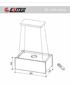 Купить Вытяжка кухонная EXITEQ EX-1459 white  в E-mobi