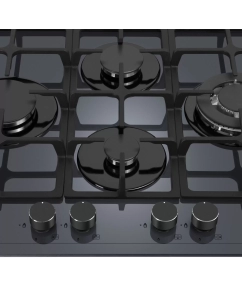 Купить Встраиваемая варочная панель газовая MEFERI MGH604GR Glass Ultra серый  в E-mobi