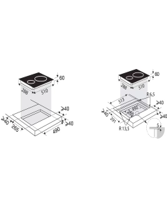 Купить Встраиваемая варочная панель индукционная Brandt BPI1621UB черный  в E-mobi