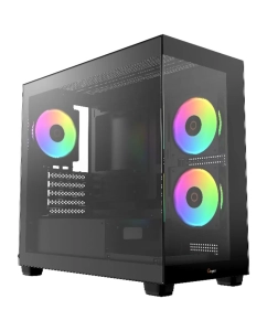 Купить Корпус MicroATX Miditower Ocypus Gamma C52 BK ARGB Black в E-mobi