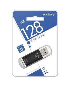 Купить Флешка SmartBuy V-Cut 128ГБ Black (SB128GBVC-K3)  в E-mobi