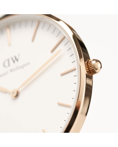 Купить Наручные часы Daniel Wellington Classic 36 Sheffield RG White  в E-mobi
