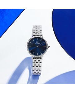 Купить Наручные часы Daniel Wellington Petite 28 Bezel 5-link Arctic Sunray S  в E-mobi