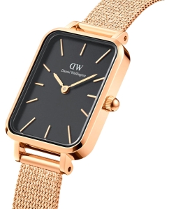 Купить Наручные часы Daniel Wellington Quadro 20X26 Pressed Evergold G Black  в E-mobi
