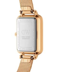 Купить Наручные часы Daniel Wellington Quadro 20X26 Pressed Evergold G Black  в E-mobi