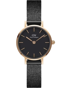 Купить Наручные часы Daniel Wellington Petite 24 Pressed Ashfield RG Black в E-mobi