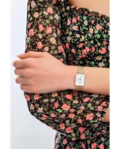 Купить Наручные часы Daniel Wellington Quadro 20X26 Pressed Evergold Lumine G White  в E-mobi