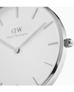 Купить Наручные часы Daniel Wellington Petite 36 Sterling S White  в E-mobi