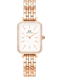 Купить Наручные часы Daniel Wellington Quadro 20x26 Bezel 5-link White RG в E-mobi
