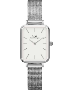Купить Наручные часы Daniel Wellington Quadro 20X26 Pressed Sterling S White в E-mobi