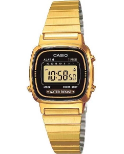 Купить Японские наручные часы Casio Vintage LA-670WEGA-1E-ucenka с хронографом в E-mobi