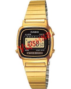Купить Японские наручные часы Casio Vintage LA-670WEGA-1E-ucenka с хронографом  в E-mobi