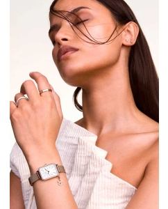 Купить Наручные часы Daniel Wellington Quadro Charm Bezel 20x26 Melrose White MOP RG  в E-mobi