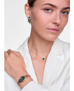 Купить Наручные часы Daniel Wellington Ophelia Mini 22x25,5 Beans Link Emerald RG  в E-mobi