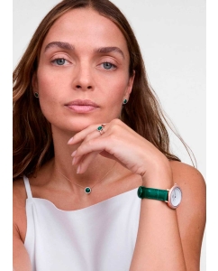 Купить Наручные часы Daniel Wellington Crystalline Bezel 32 Green Croc White MOP RG  в E-mobi