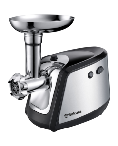 Купить Электромясорубка SAKURA SA-6407 1800 Вт черный/серебристый в E-mobi