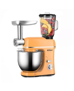 Купить Кухонная машина Kitfort КТ-3431 оранжевый в E-mobi