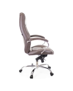 Купить Кресло руководителя Everprof Kron M экокожа - коричневое  в E-mobi
