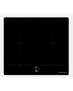 Купить Встраиваемая варочная панель индукционная Kuppersberg ICI 628 черный  в E-mobi