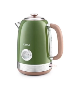 Купить Чайник электрический Kitfort KT-6110 1.7 л зеленый в E-mobi