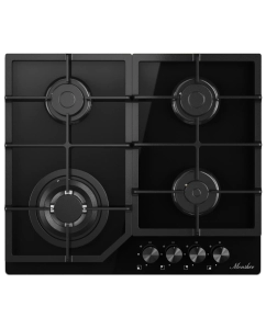 Купить Встраиваемая варочная панель газовая Monsher MGG 63 черный в E-mobi