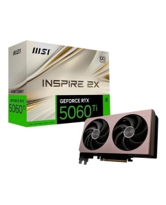 Купить Видеокарта MSI GeForce RTX 5060 Ti Iinspire 2X OC NVidia Blackwell 2407 МГц 8 Гб в E-mobi