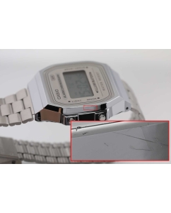 Купить Японские наручные часы Casio Vintage A168WA-8A-ucenka с хронографом  в E-mobi