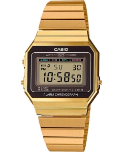 Купить Японские наручные часы Casio Vintage A700WEG-9AEF-ucenka с хронографом в E-mobi