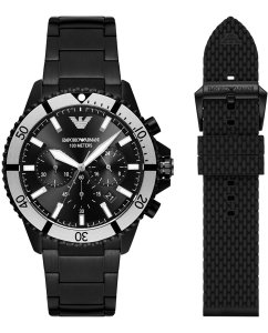 Купить Наручные часы Emporio Armani AR80050 с хронографом в E-mobi