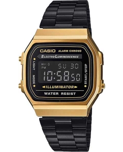 Купить Японские наручные часы Casio Vintage A-168WEGB-1B-ucenka с хронографом в E-mobi